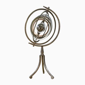 Astrolabio in ottone nichelato, anni '30
