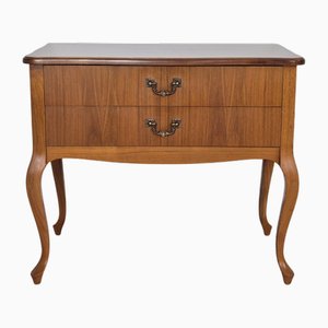 Louis XV Style Teak Chest of Drawers from Bleie Mobelfabrik, Norway, 1950s