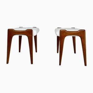 Vintage Italian Stools by Ico Parisi, 1950, Set of 2