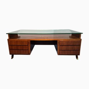 Mid-Century Modern Italian Presidential Executive Desk by Vittorio Dassi, 1957