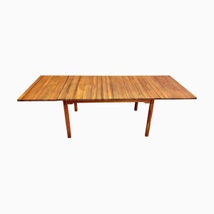 Mid-Century Modern Pine Drop Leaf Dining Table attributed to Hans J. Wegner, Denmark, 1960s