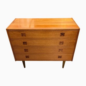Danish Teak Chest of Drawers attributed to Niels J. Thorsø, 1960s