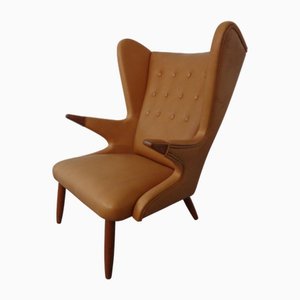 Teak and Leather Armchair by Svend Skipper for Skippers Møbler, Denmark, 1960s