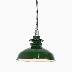 Enamelled Pendant Lamp from Thorlux, 1950s