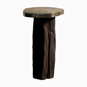 Tavo Beistelltisch aus Gebrannter Eiche von Eichkorn