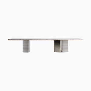 Yoki Low Table in Marble by KY Architecture