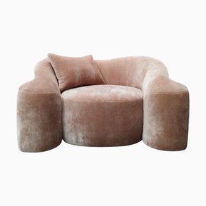 Baine Stuhl mit Bezug aus Dedar Milano Karakorum von Jérôme Bugara