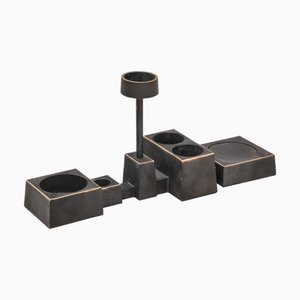 Bougie Collage Chandelier en Bronze attribué à Folkform, 2010