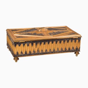 Vintage Wooden Jewellery Box