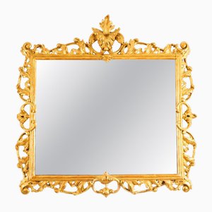 Antique English George III Giltwood Chippendale Mirror, 18th Century