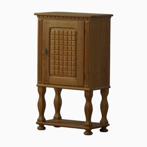 Mueble Mid-Century moderno escultural de roble, Dinamarca, años 50