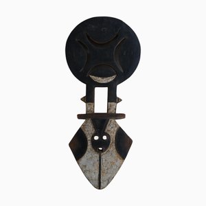 Nafana Bedu Plank Maske aus geschnitztem Holz, 1950er
