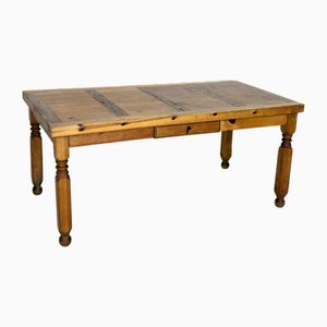 Vintage Dining Table in Pine, 1920