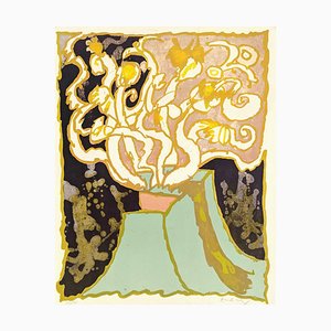 Pierre Alechinsky, Vulcanology, Plate 7, 1970, Lithograph