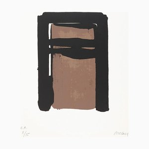 Pierre Soulages, Silkscreen No.10, 1979, Screenprint