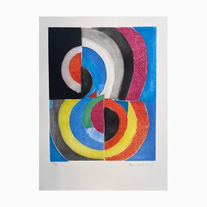 Sonia Delaunay, Plougastel, 1970, Etching