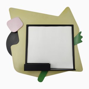 Italian Mirror in Lacquered Wood by Alessandro Mendini for Zabro, 1985