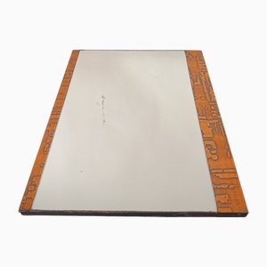Mid-Century Modern Coper Mirror, 1960s