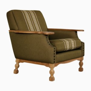 Brutalist Danish Armchair from Henning Kjærnulf, 1960s