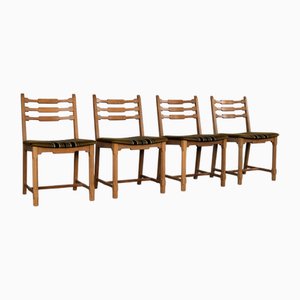 Brutalist Dining Chairs from Vamø, 1960s, Set of 4