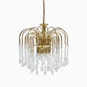 Waterfall Chandelier in Murano Glass, 1970s