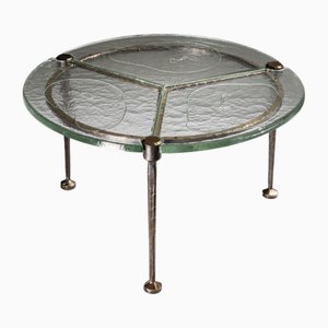 Bronze and Glass Coffee Table from Lothar Klute, 1980s