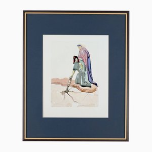 Salvador Dali, Dantes Inferno, Canto 32: Les Traitres envers leur patrie, 1960, Holzschnitt-Druck