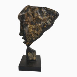 Escultura calabresa de bronce de G Busato, años 70