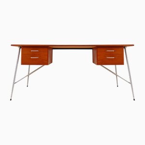 Modèle 202 Schreibtisch aus Teak von Børge Mogensen für Søborg Møbelfabrik, 1950er