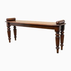 Antique Regency Bench in Oak, 1830