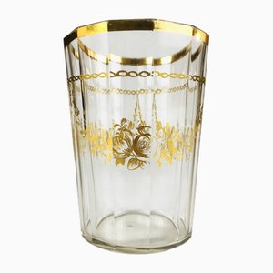 Antique Bohemian Gilded Glass, 1700s