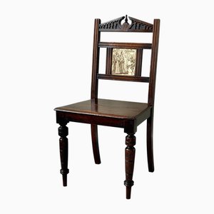 Antique English Oak Chair, 1880