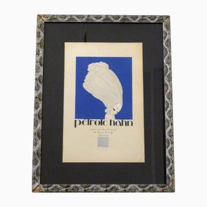 Charles Martin, Advertising Poster for Hahn Oil, 1920s, Lithograph, Framed