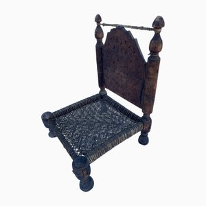 Vintage Traditional Indian Chair, 1950s
