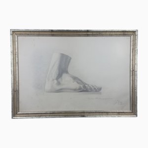 F. Mucke, Pencil Drawing Feet, 1802, Pencil and Paper