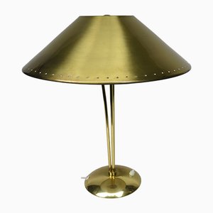 Lampada da tavolo in ottone, anni '50