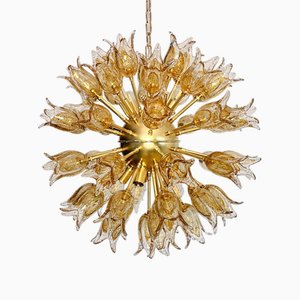 Murano Glass Sputnik Chandelier in the style of Toni Zuccheri, 1990s