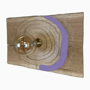 Lila Kreisel Lampe von Pietro Meccani für Meccani Design