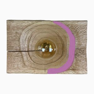 Purple Spinning Top Lamp by Pietro Meccani for Meccani Design