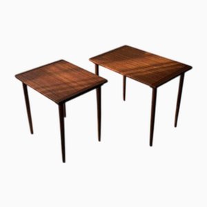 Danish Side Tables in Teak, 1960s, Set of 2