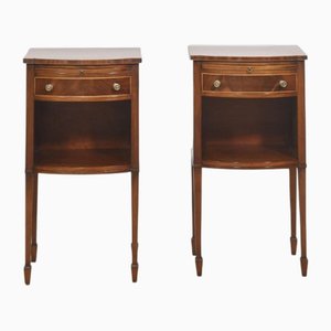 Tables de Chevet en Acajou, 1890s, Set de 2