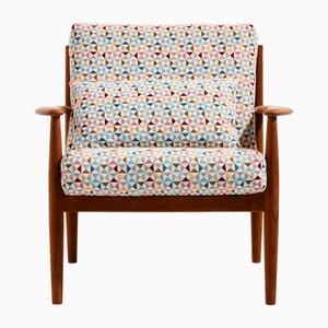 FD118 Armchair in Teak by Grete Jalk for France & Søn, 1960s