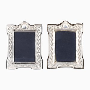 Vintage Sterling Silver Photo Frames from RBB Sheffield, 1980s, Set of 2