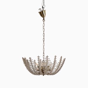 Ceiling Lamp in Brass, Glass, and Acrylic by Emil Stejnar, Austria, 1960s