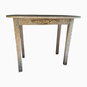 Console en Bois Patiné, 1940s