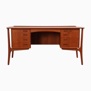 Desk in Teak by H. P. Hansen, Denmark, 1960s