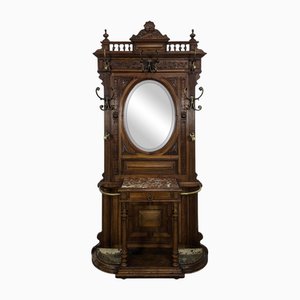Walnut Cloakroom, Late 19th Century