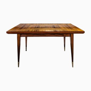 Mesa de palisandro barnizado, años 50
