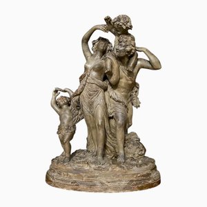 Nach Clodion, The Bacchanalia, Terrakotta