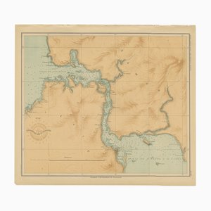 Map of the San Juanico Strait Between Leyte and Samar, 1899